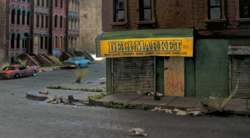 Pete Feigenbaum's Beautiful Model Railroad Slums - MANWOMANCHILD